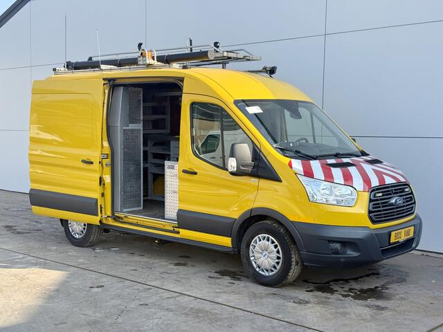 Ford TRANSIT 350 2.0 TDCI 130PK Elektrisch Imperiaal Volledige Carval Inbouw Airco Cruise Control Camera Navigatie Standkachel Parkeersensoren voor achter