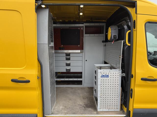 Ford TRANSIT 350 2.0 TDCI 130pk Elektrisch Imperiaal Volledige Carval Inbouw Airco Cruise Control Camera Navigatie Standkachel Parkeersensoren voor achter