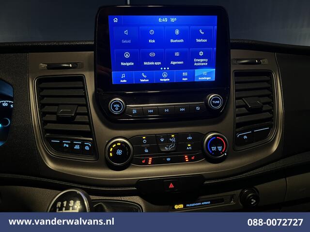 Ford TRANSIT 2.0 TDCI 131pk L4H3 Euro6 Airco | Camera | Apple Carplay | Navigatie | Cruisecontrol | Stoelverwarming Cruisecontrol, parkeersensoren, verwarmde voorruit, bijrijdersbank, Android auto