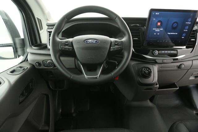 Ford TRANSIT 350 2.0 TDCI 165PK L2H2 Trend | BPM VRIJ | 2800kg | Trekh. | Aut. | Virtual Cockpit | Schuifdeur L+R | 3-Zits | Airco | Cruise | Camera | Carplay.