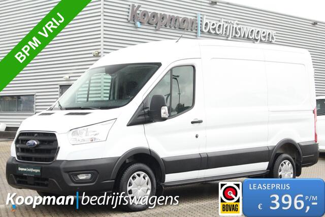 Ford TRANSIT 290 2.0TDCI 130pk L2H2 Trend | Trekhaak | Ramen Achter | Stoelverwarming | Cruise | Lease 396,- p/m