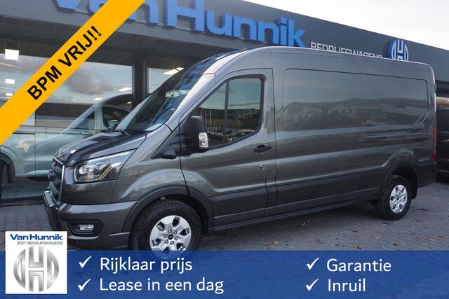 Ford TRANSIT 350L L3H2 Limited AUT-10 RWD 165PK BPM VRIJ Navi, Adap. Cruise, 360° Cam, 3.5T Trekhaak!! NR. A195