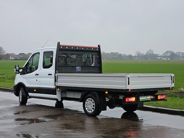 Ford TRANSIT 350 2.0 TDCI L4H1 DC Open-Laadbak Airco 130Pk Stoelverwarming 1e Eigenaar Oh-Historie!
