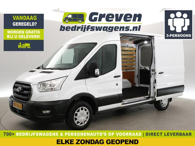 Ford TRANSIT 2.0 TDCI L2H2 | Airco | Cruise | 3-Zits | 2xSchuifdeur | Parkeersens.