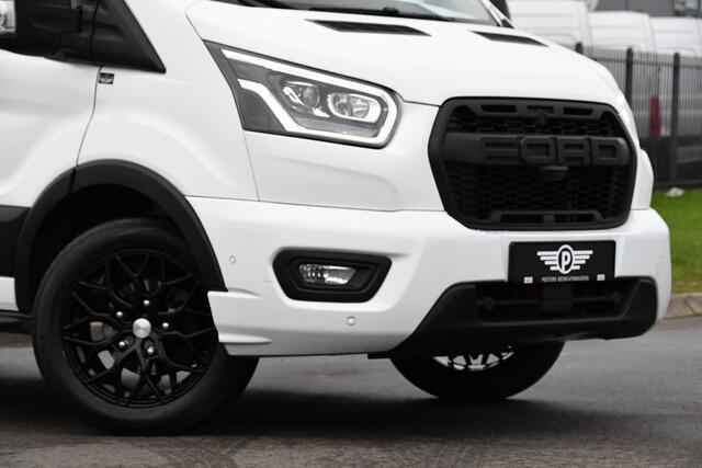 Ford TRANSIT 350 2.0 TDCI L2H2 Limited Adaptieve Cruise, Camera, Carplay, Xenon, 170pk, Automaat, Trekhaak, NAVI, 2 x Schuifdeur, Multimedia, Uniek!