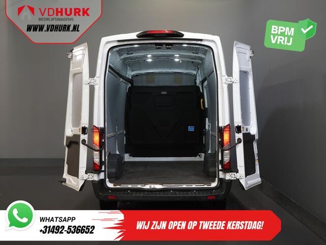 Ford TRANSIT 350 2.0 TDCI 130 pk L3H3 Adapt.Cruise/ 360 Camera/ 270Gr.Deuren/ Stoelverw./ Navi/ Carplay/ PDC/ Climate