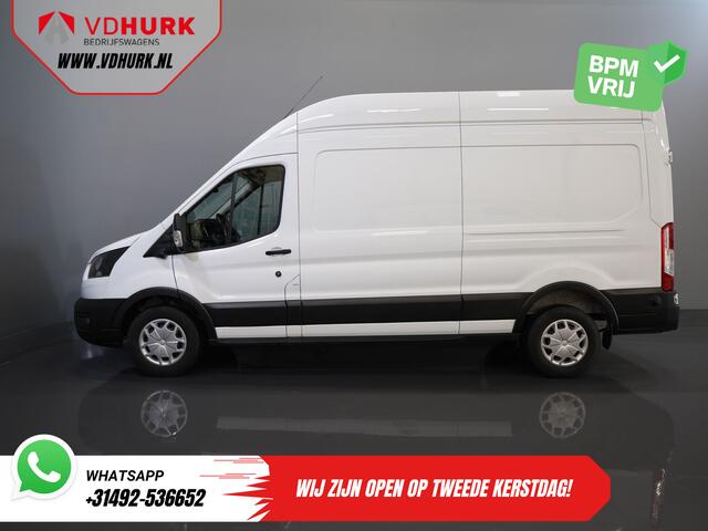 Ford TRANSIT 350 2.0 TDCI 130 pk L3H3 Adapt.Cruise/ 360 Camera/ 270Gr.Deuren/ Stoelverw./ Navi/ Carplay/ PDC/ Climate