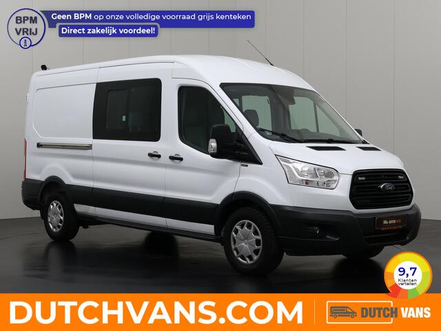 Ford TRANSIT 2.0TDCi 130PK Dubbele Cabine | 7-Persoons | Navigatie | Camera | Multimedia | Airco | Cruise