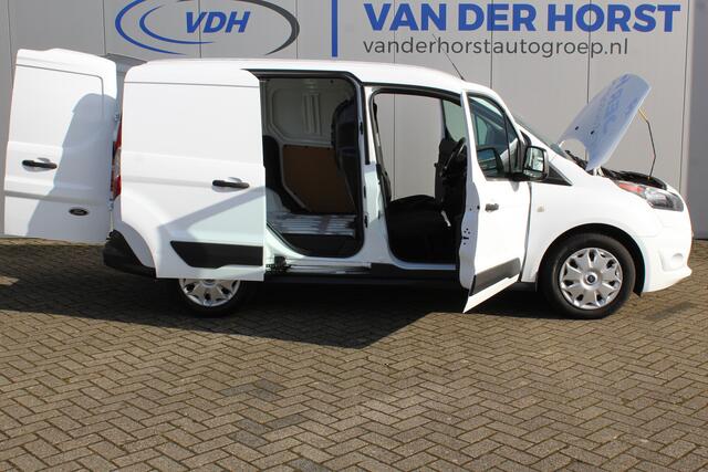 Ford TRANSIT CONNECT 1.5-75pk TDCI L1 Trend. Dames en heren ondernemers opgelet ! Nette, luxe en goed onderhouden wagen ! Airco, camera, navigatie, telefoonvoorb., parkeersensoren achter, trekhaak, voorraamverwarming, 3-zits, r/cd etc.