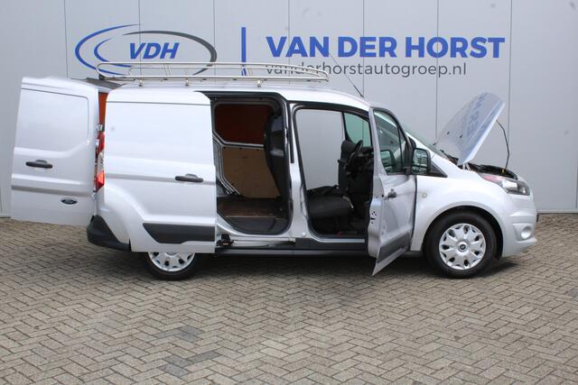 Ford TRANSIT CONNECT 1.5-75pk TDCI L1 Trend. Dames en heren ondernemers, let op: nette bedrijfswagen, goed voor nog jaren veilig en plezierig vervoer ! Airco, telefoonvoorb., trekhaak, imperiaal, laadruimte betimmerd etc.