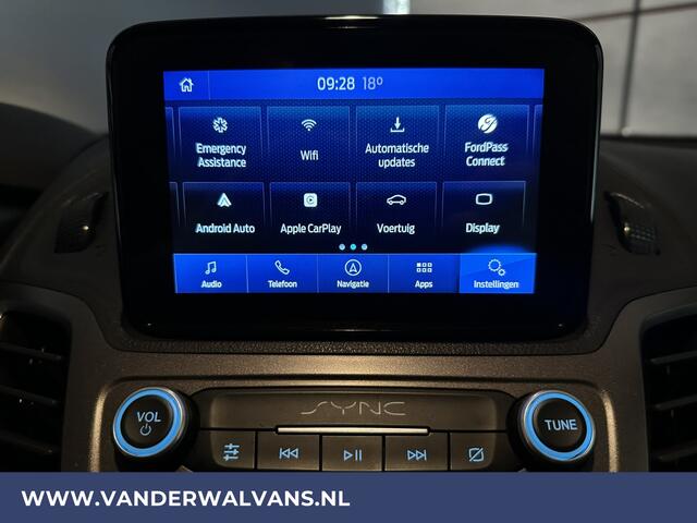 Ford TRANSIT CONNECT 1.5 EcoBlue 100pk L1H1 Euro6 Airco | Navigatie | Camera | Apple Carplay | Trekhaak Android Auto, Verwarmde voorruit, Parkeersensoren