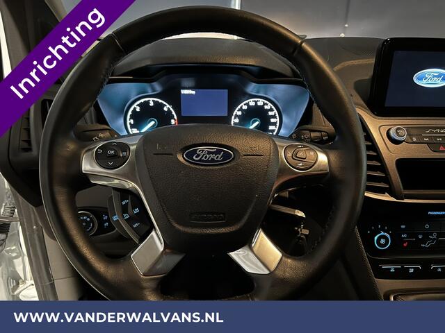 Ford TRANSIT CONNECT 1.5 EcoBlue 100pk L2H1 Inrichting Euro6 Airco | Camera | Navigatie | Android Auto | Cruisecontrol Trekhaak, Parkeersensoren, Stoelverwarming, Verwarmde voorruit