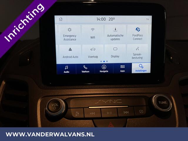 Ford TRANSIT CONNECT 1.5 EcoBlue 100pk L2H1 Inrichting Euro6 Airco | Camera | Navigatie | Android Auto | Cruisecontrol Trekhaak, Parkeersensoren, Stoelverwarming, Verwarmde voorruit