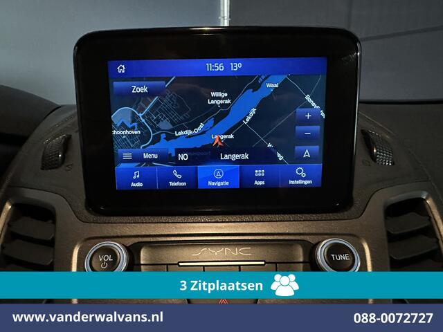 Ford TRANSIT CONNECT 1.5 EcoBlue 100pk L1H1 Euro6 Airco | 3-Zits | Camera | Navigatie | LED | Cruisecontrol | Verwarmde voorruit Stoelverwarming, Trekhaak, Parkeersensoren, Bijrijdersbank