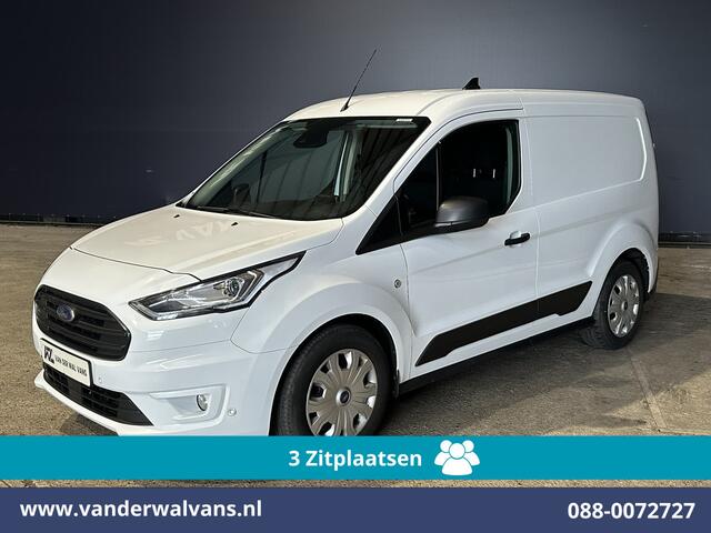 Ford TRANSIT CONNECT 1.5 EcoBlue 100pk L1H1 Euro6 Airco | 3-Zits | Camera | Navigatie | LED | Cruisecontrol | Verwarmde voorruit Stoelverwarming, Trekhaak, Parkeersensoren, Bijrijdersbank