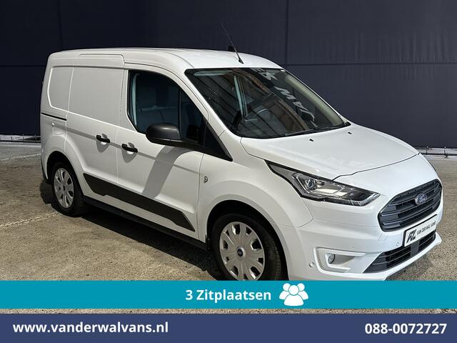 Ford TRANSIT CONNECT 1.5 EcoBlue 100pk L1H1 Euro6 Airco | 3-Zits | Camera | Navigatie | LED | Cruisecontrol | Verwarmde voorruit Stoelverwarming, Trekhaak, Parkeersensoren, Bijrijdersbank