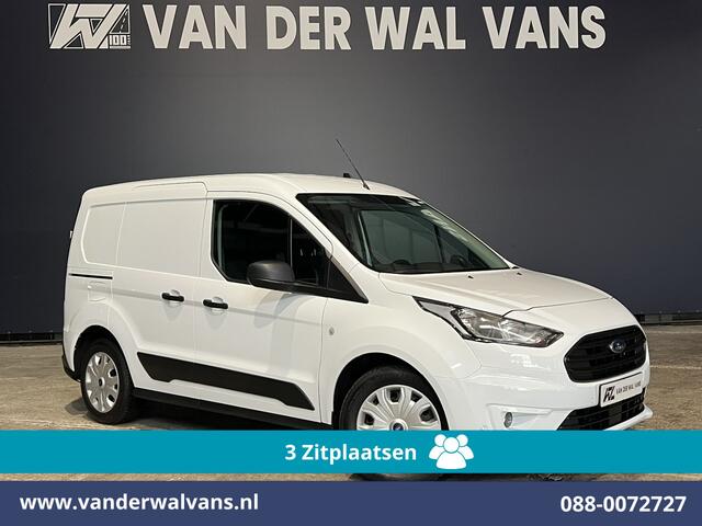 Ford TRANSIT CONNECT 1.5 EcoBlue 101pk L1H1 Euro6 Airco | 3-Zits | Trekhaak | Stoelverwarming | Verwarmde voorruit Parkeersensoren, Bijrijdersbank