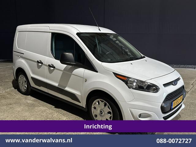 Ford TRANSIT CONNECT 1.5 TDCI 101pk L1H1 Inrichting Euro6 Airco | 3-Zits | Cruisecontrol | Trekhaak Verwarmde voorruit, Bijrijdersbank