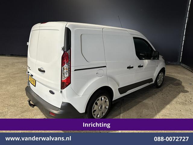 Ford TRANSIT CONNECT 1.5 TDCI 101pk L1H1 Inrichting Euro6 Airco | 3-Zits | Cruisecontrol | Trekhaak Verwarmde voorruit, Bijrijdersbank