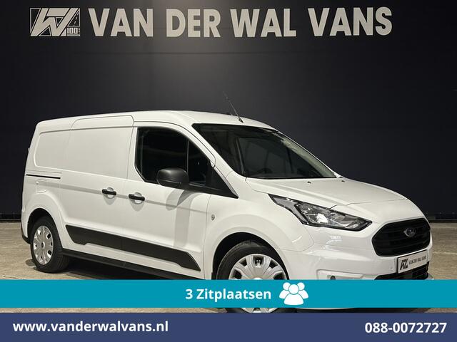 Ford TRANSIT CONNECT 1.5 EcoBlue 120pk L2H1 Euro6 Airco | 3-Zits | Camera | Navigatie | Android Auto | Stoelverwarming Verwarmde voorruit, Parkeersensoren, Bijrijdersbank