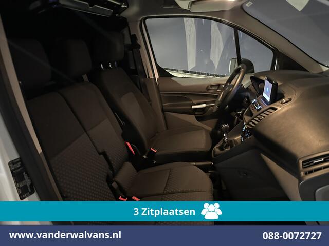 Ford TRANSIT CONNECT 1.5 EcoBlue 120pk L2H1 Euro6 Airco | 3-Zits | Camera | Navigatie | Android Auto | Stoelverwarming Verwarmde voorruit, Parkeersensoren, Bijrijdersbank