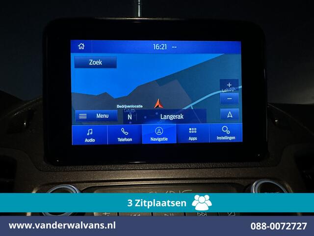 Ford TRANSIT CONNECT 1.5 EcoBlue 120pk L2H1 Euro6 Airco | 3-Zits | Camera | Navigatie | Stoelverwarming | Verwarmde voorruit Parkeersensoren, Bijrijdersbank