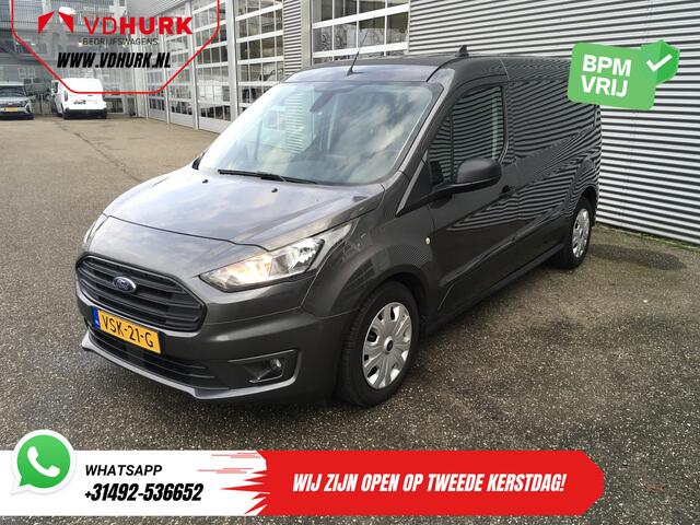 Ford TRANSIT CONNECT 1.5 TDCI 100 pk Trend L2 BPM VRIJ! DB Riem V.V/ Carplay/ Camera/ Airco/ Navi/ PDC/ Trekhaak