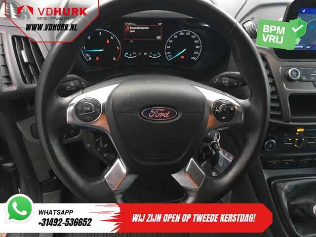 Ford TRANSIT CONNECT 1.5 TDCI 100 pk Trend L2 BPM VRIJ! DB Riem V.V/ Carplay/ Camera/ Airco/ Navi/ PDC/ Trekhaak