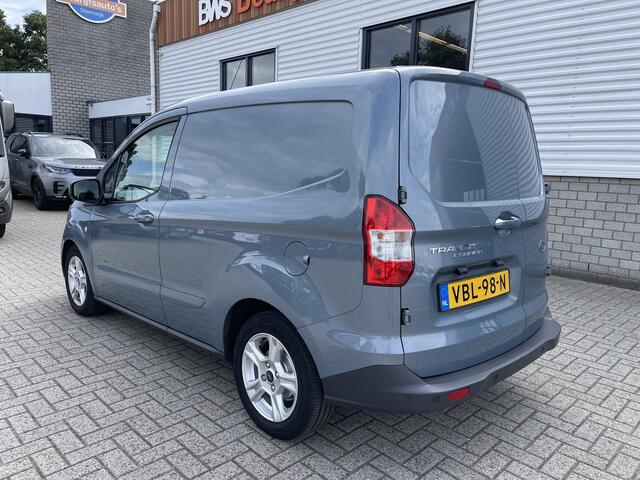 Ford TRANSIT COURIER 1.5 TDCI Limited / euro 6 diesel / bpm vrij / vaste prijs rijklaar ¤ 8950 ex btw / airco / cruise / navigatie / grijs blauw metallic / parkeersensoren achter !