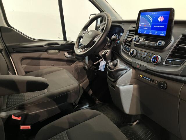 Ford TRANSIT CUSTOM 300 2.0 TDCI L1H1 Trend 130 PK / Servicebus / Bott Inrichting / Euro 6 / Schuifdeur L + R / Airco / CarPlay / Klep / PDC / Navigatie / 3-Zits