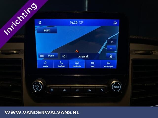 Ford TRANSIT CUSTOM 2.0 TDCI 130pk L1H1 inrichting Euro6 Airco | Camera | Navigatie | LED | Cruisecontrol Parkeersensoren, Stoelverwarming, Verwarmde voorruit, Bijrijdersbank