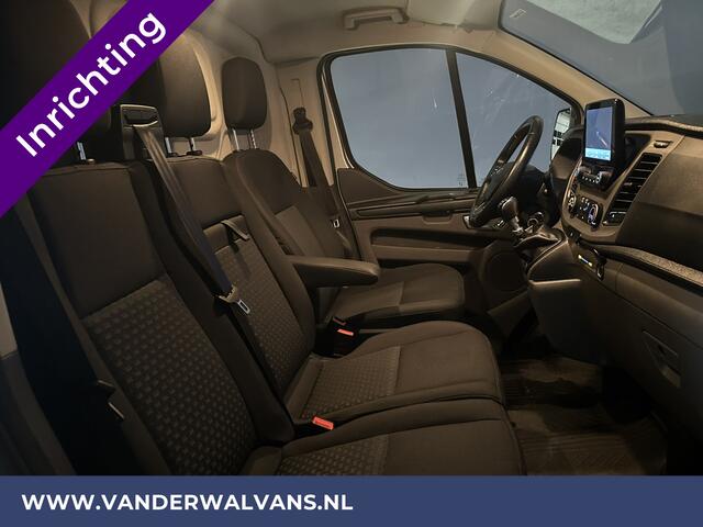 Ford TRANSIT CUSTOM 2.0 TDCI 130pk L1H1 inrichting Euro6 Airco | Camera | Navigatie | LED | Cruisecontrol Parkeersensoren, Stoelverwarming, Verwarmde voorruit, Bijrijdersbank