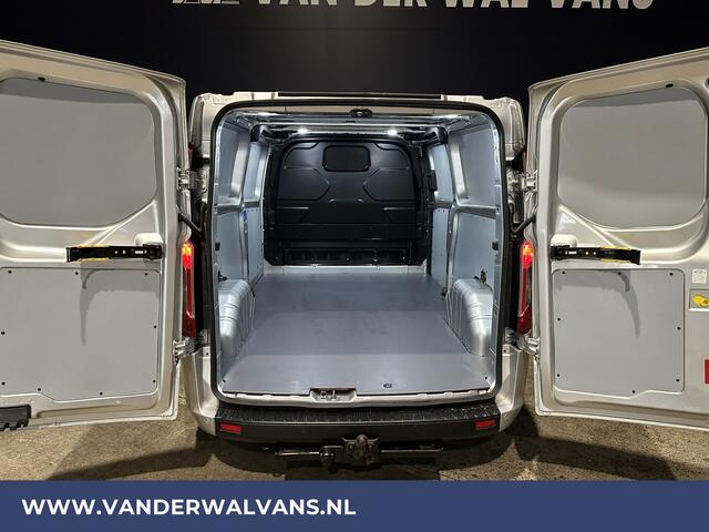 Ford TRANSIT CUSTOM 2.0 TDCI 131pk L2H1 Euro6 Airco | Navigatie | LED | Cruisecontrol | Trekhaak Android Auto, Verwarmde voorruit, Parkeersensoren, Bijrijdersbank