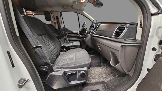 Ford TRANSIT CUSTOM 340 2.0 TDCI L2H1 Limted | 170pk Automaat | Dubbele Cabine | DC | Dubbele Schuifdeur incl. privacy glass | Standkachel | Stoelverwarming | Xenon Koplampen | Trekhaak | Camera