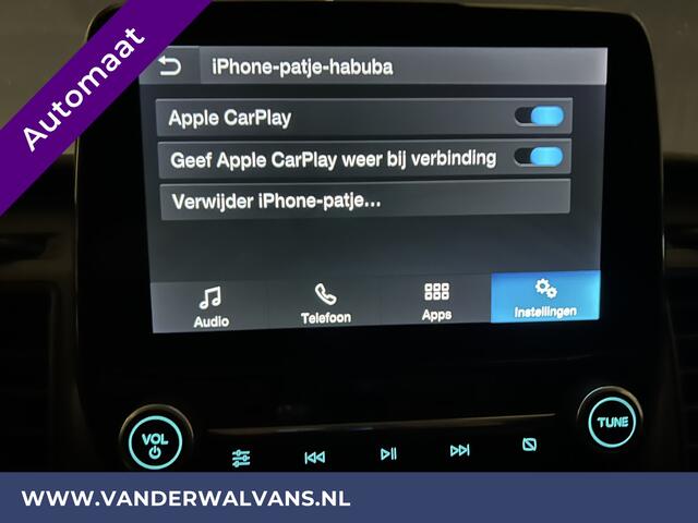 Ford TRANSIT CUSTOM 2.0 TDCI 130pk Automaat L1H1 Euro6 Airco | Apple Carplay | Camera cruisecontrol, parkeersensoren, verwarmde voorruit, trekhaak
