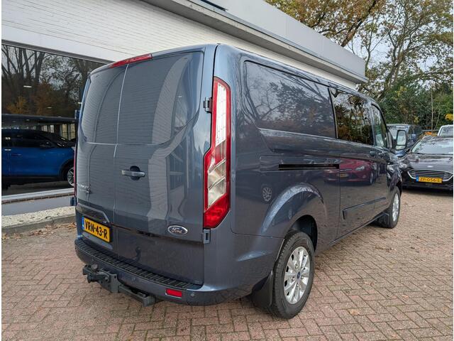 Ford TRANSIT CUSTOM 2.0 TDCi 170pk Automaat L2 Limited Dub Cab FULL-OPTIONS Dub Schuifdeur Leer Adap Cruise B-Xenon Trekhaak
