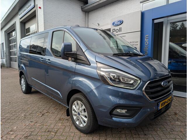 Ford TRANSIT CUSTOM 2.0 TDCi 170pk Automaat L2 Limited Dub Cab FULL-OPTIONS Dub Schuifdeur Leer Adap Cruise B-Xenon Trekhaak