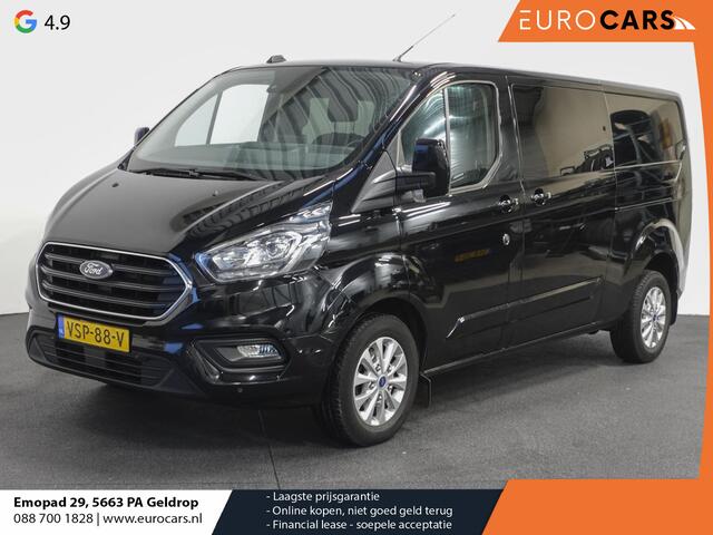 Ford TRANSIT CUSTOM 300 2.0 TDCI L2H1 Limited Dubbele cabine Automaat Navigatie Airco 2 Schuifdeuren Trekhaak Carplay