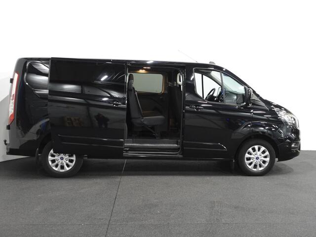 Ford TRANSIT CUSTOM 300 2.0 TDCI L2H1 Limited Dubbele cabine Automaat Navigatie Airco 2 Schuifdeuren Trekhaak Carplay