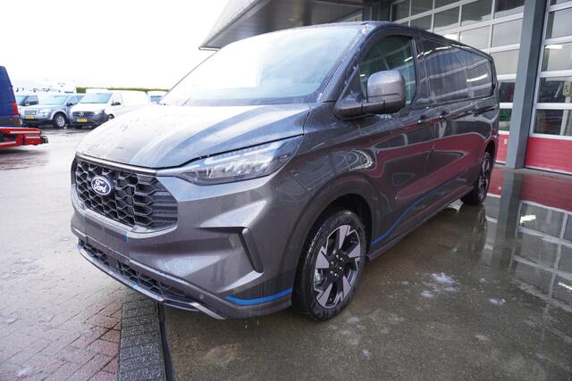Ford TRANSIT CUSTOM 300L 2.0 TDCI 170PK L2H1 Sport Automaat Schuifdeur L / R Airco | Adap.Cruise | Navi | Camera | Blis | 19" Lm velgen