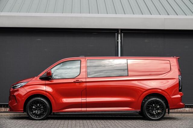 Ford TRANSIT CUSTOM L2H1 2.0Tdci 170Pk Aut. | Dubbele Cabine | Limited | 19'' | Spoilerpack | Artisan Red