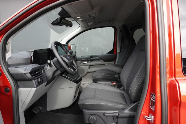 Ford TRANSIT CUSTOM L2H1 2.0Tdci 170Pk Aut. | Dubbele Cabine | Limited | 19'' | Spoilerpack | Artisan Red