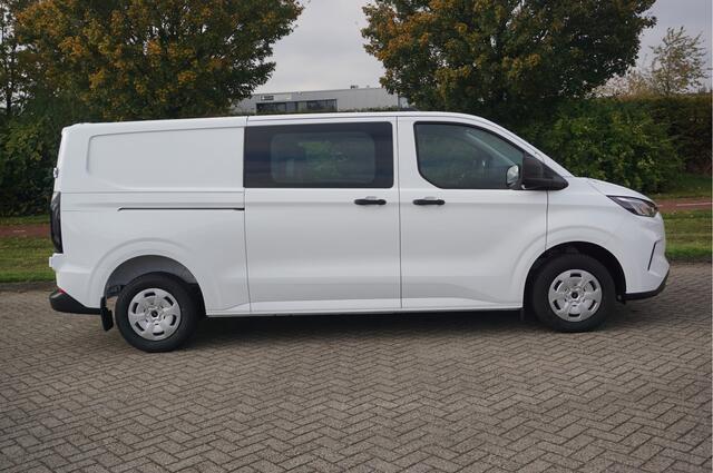 Ford TRANSIT CUSTOM 320L 150PK Trend Dubbel Cabine BPM VRIJ!! 13" Sync4 Apple CP/Android A. Cam, LED!! NR. 841