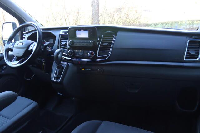Ford TRANSIT CUSTOM 2.0 TDCI 130 PK AUT. L2H1 DUBBEL CABINE LIMITED | 2 SCHUIFDEUREN | TREKHAAK | CAMERA | STOELVERW. |