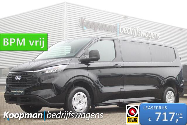 Ford TRANSIT CUSTOM 320 2.0TDCI 136pk L2H1 Trend DC | 6-Zits | Sync 4 13" | Keyless | Carplay/Android | Lease 717,- p/m