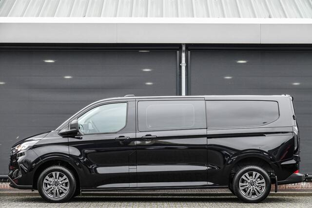 Ford TRANSIT CUSTOM L2H1 Dubbel Cabine 2.0Tdci 150Pk | Trend 320 | Achteruitrijcamera | 2xSchuifdeur | Trekhaak | 17'' | Agate Black