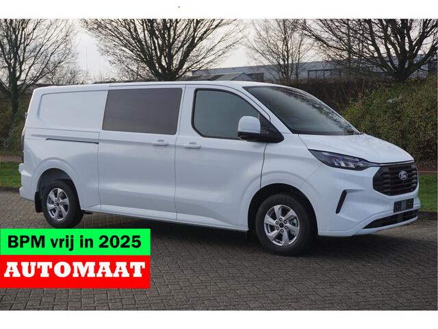 Ford TRANSIT CUSTOM 320L 2.0 TDCI 170PK L2H1 Limited DC Automaat Schuifdeur links en rechts | Airco | Adap.Cruise | Navi | Camera