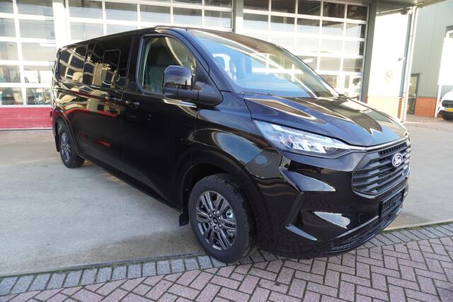 Ford TRANSIT CUSTOM 320L 2.0 TDCI 170PK L2H1 Limited DC Automaat Trekhaak Schuifdeur links en rechts | Airco | Adap.Cruise | Navi | Camera