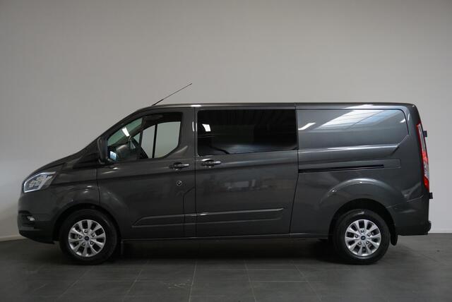 Ford TRANSIT CUSTOM 300 2.0 TDCI L2H1 Limited Dubbele Cabine Automaat Navi Airco 2x schuifdeuren Trekhaak Parkeersensoren Carplay
