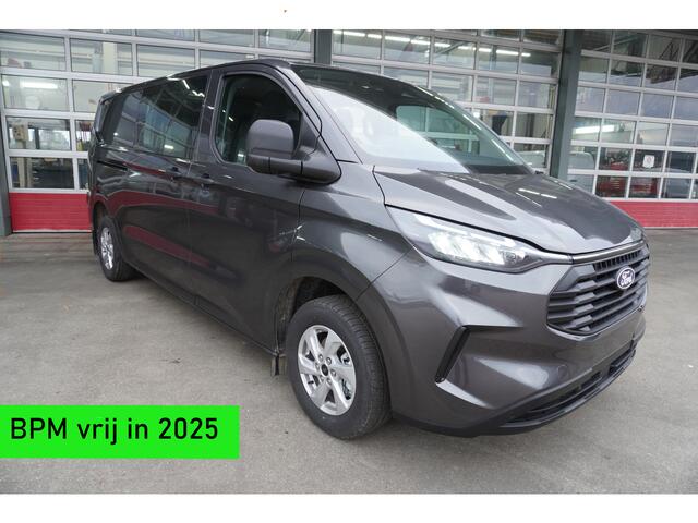 Ford TRANSIT CUSTOM 320L 2.0 TDCI 150PK L2H1 Trend Dubbelcabine Schuifdeur links en rechts | Airco | Cruise | Navi | Camera